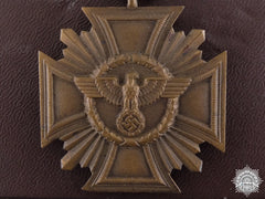 An Nsdap Long Service Award; Ten Year Service In Case