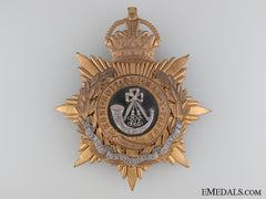 An Officer's Kings Shropshire Light Infantry Helmet Plate