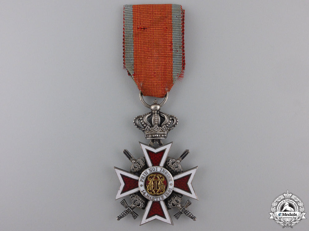 romania,_kingdom._an_order_of_the_crown,_military_division_knight,_c.1940_an_order_of_the__55327961d30fc