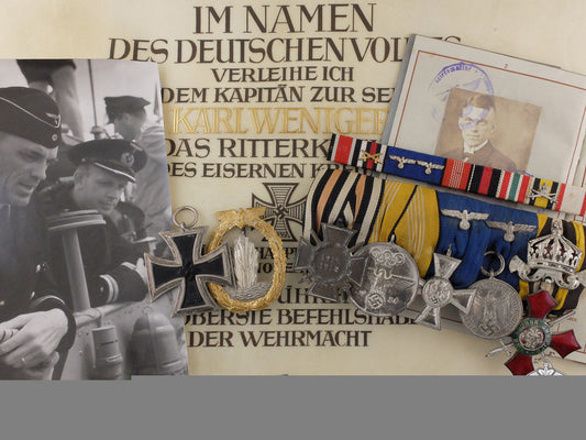 an_outstanding_posthumous_kriegsmarine_knight's_cross_grouping_an_outstanding_p_55379f81de6e4