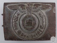 An Ss Em/Nco's Belt Buckle By "Rzm 155/43 Ss" (Assmann)