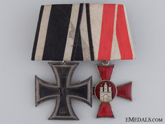 An Wwi Iron Cross Medal Pair; Marked Alfred Rösner, Dresden