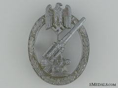 Army Flak Badge; Very Rare “Pillow-Crimp” Version