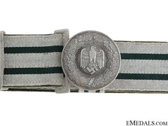 Army Officer’s Brocade Belt And Buckle