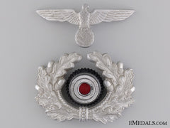Army Officer Visor Wreath And Cap Eagle