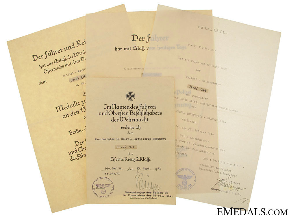award_documents_to_wachmeister_im_ss-_pol.artillerie_r._award_documents__508ed683613ce
