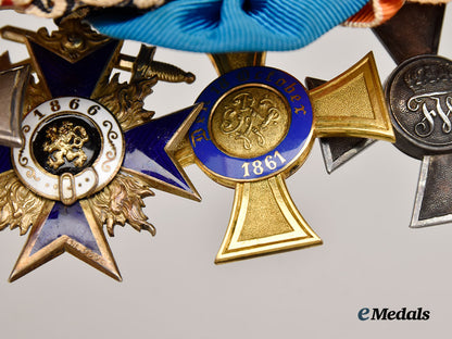Germany, Imperial. A Superb Order and Medal Bar for First World War and Freikorps Service
