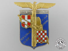 An Italian-Croatian Legion Officer’s Badge 1942 By S. Johnson, Milano
