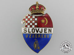 A 1900 Croatian Bycicle Club Slovjen, Zagreb; By Belada, Wien