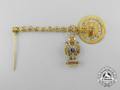 A Miniature Austrian Imperial Order Of The Iron Crown In Gold By Mayer