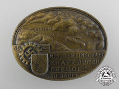 A 1935 Boden See German Labour Front Meet Badge