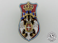A Member’s Badge Of The Society Of The Serbian Order Of White Eagle Recipients