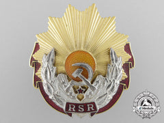 A Socialist Romanian Order Of Labour; Second Class