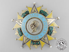 A Rare Cuban Order Of Carlos J. Finlay; Breast Star By Vilardebo & Riera Habana