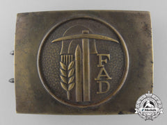 A German Volunteer Labour Service Enlisted Belt Buckle Fad