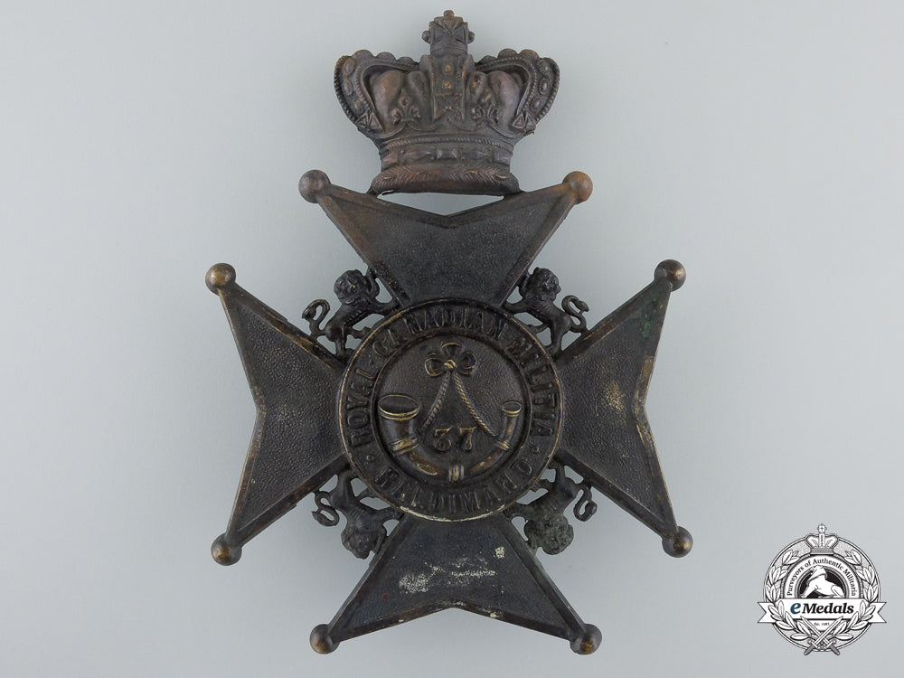 canada._a_victorian37_th_haldimand_battalion_of_rifles_helmet_plate,_c.1880_b_078