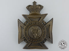 Canada, Dominion. A Victorian Hastings Battalion Of Rifles Helmet Plate