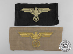 Two Mint Second War Cloth German Insignia