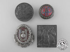 Four Croatian Badges & Insignia