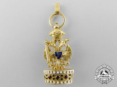 Austria. A Superb Miniature Order Of The Iron Crown In Gold