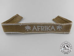 An Afrika Campaign Cufftitle; Uniform Removed