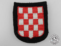 A Waffen-Ss Croatian Volunteer’s Sleeve Shield
