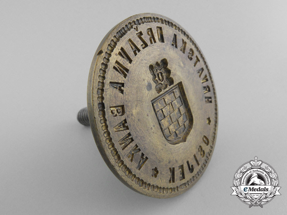 croatia,_independent_state._a_national_bank_at_osijek_seal1941-1945_b_1453