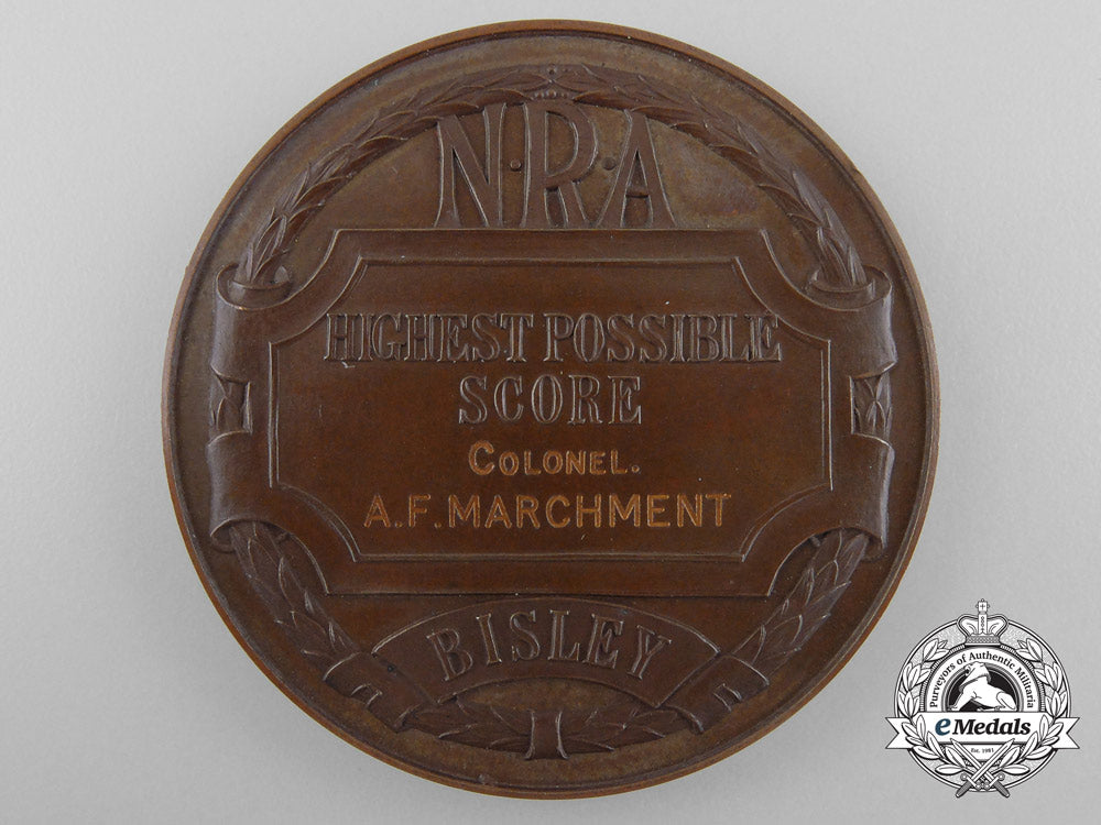 a_national_rifle_association(_nra)_highest_possible_score_bisley_medal_to_colonel_marchment_dso,_mc,_td,_mid_b_1552_1