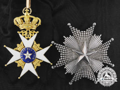 Sweden, Kingdom. An Order Of The North Star In Gold, Grand Cross, By C.f. Carlman