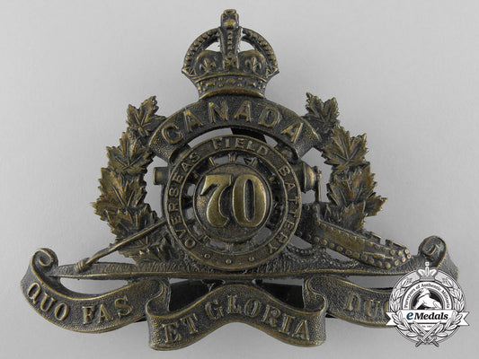 a_first_war_canadian70_th_overseas_field_battery_cap_badge_b_1599_1_1