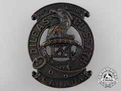 A First War 134Th Infantry Battalion "48Th Highlanders" Glengarry Badge
