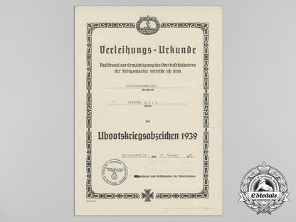 a_kriegsmarine_document_grouping_to_bootsmannsmaaten_wilhelm_zorn_b_1639
