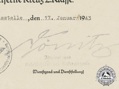 a_kriegsmarine_document_grouping_to_bootsmannsmaaten_wilhelm_zorn_b_1642