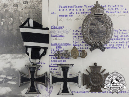 a_first_war_german_imperial_flyers_group_to_schrader_friedrich_b_1675