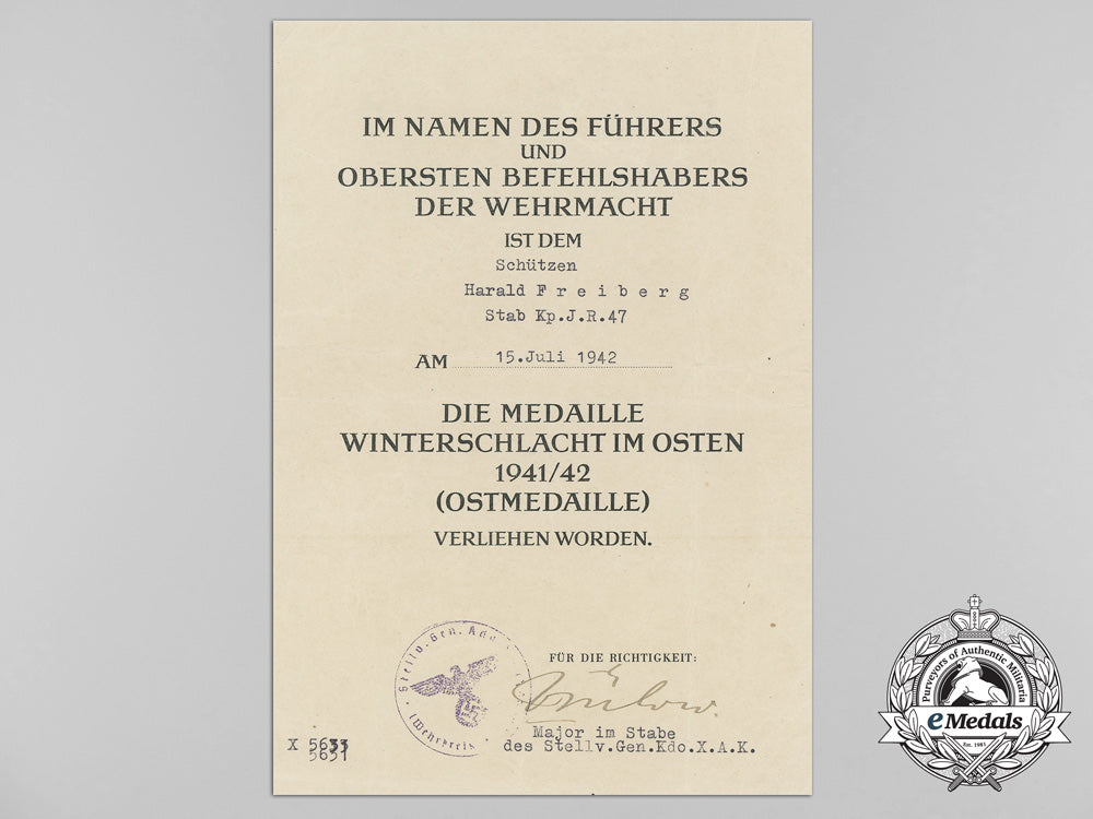 a_group_of_award_documents,_photos,_letters,_schützen13./_i._r.401_b_1964