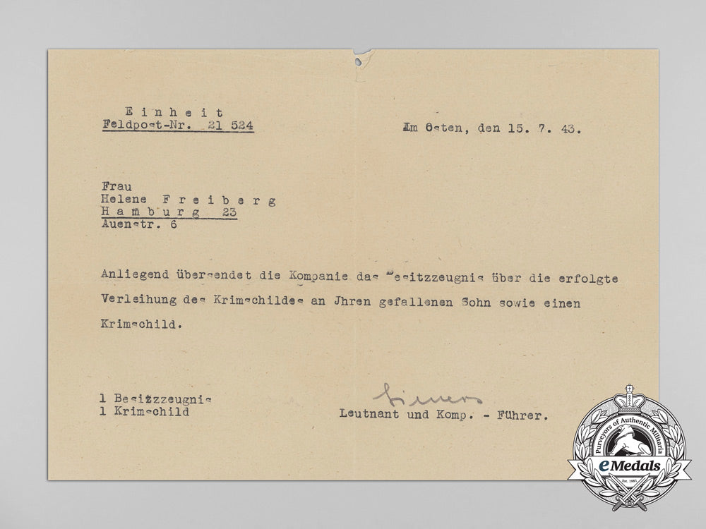 a_group_of_award_documents,_photos,_letters,_schützen13./_i._r.401_b_1966