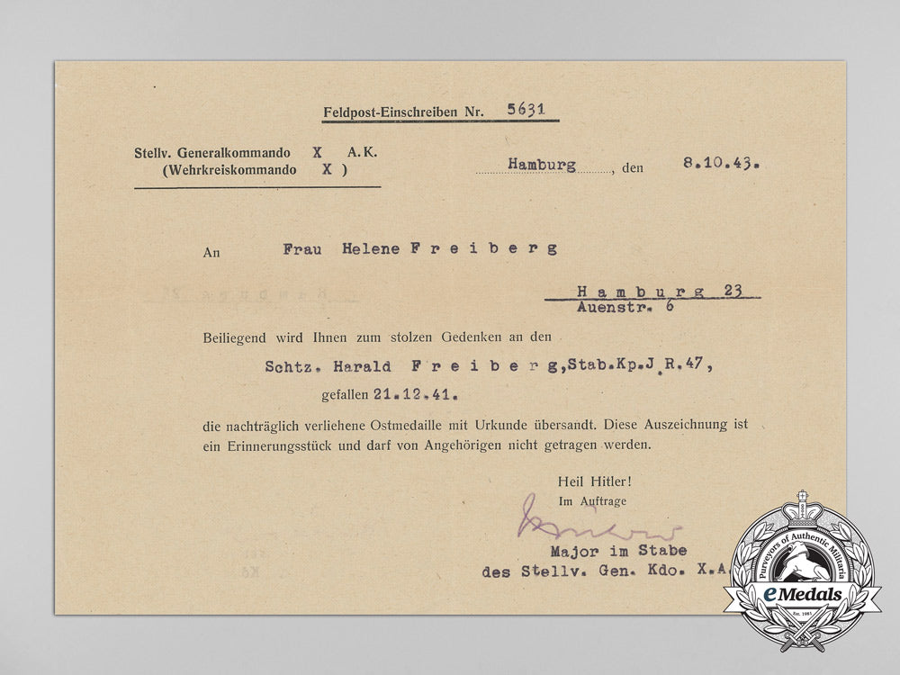 a_group_of_award_documents,_photos,_letters,_schützen13./_i._r.401_b_1967