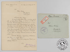 A Group Of Award Documents, Photos, Letters, Schützen 13./I. R.401