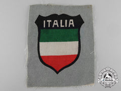 Germany, Third Reich. A Sleeve Shield For Italian Volunteers