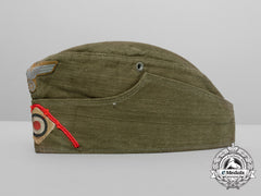 An Afrika Korps Panzer Anti-Tank Battalion Nco's/Enlisted Man's Side Cap