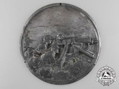 A German Army (Heer) Machine Gunners Plaque