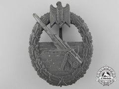A Kriegsmarine Coastal Artillery Badge By Funke & Brüninghaus, Lüdenscheid