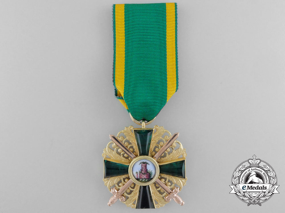 an_order_of_zhringen_lion_of_baden;_knight_first_class_in_gold_b_2259