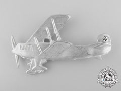 A 1933-35 German Aluminum Patriotic Plane Badge