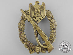 A Fine Quality Bronze Grade Infantry Badge In Tombac