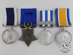 An Egypt Service & First War Naval Long Service Grouping To Chief Armourer David Brown