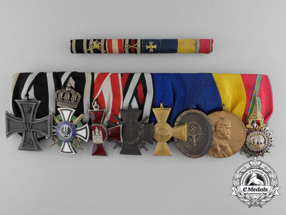 a_fine_german_first&_second_war_medal_bat_with_order_of_the_white_elephant_b_2591
