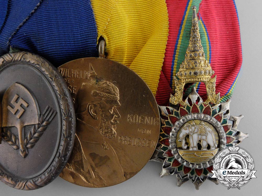 a_fine_german_first&_second_war_medal_bat_with_order_of_the_white_elephant_b_2594