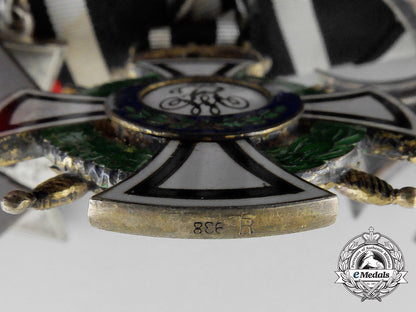 a_fine_german_first&_second_war_medal_bat_with_order_of_the_white_elephant_b_2601