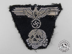 An Ss-Panzer One Piece Insignia For Ss Model 1943 Cap